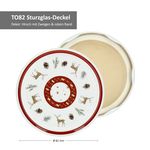 25er Set Sturzglas 350 ml To 82 Hirsch mit Zweigen Deckel incl. Rezeptheft_Bild_6