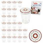 25er Set Sturzglas 435 ml To 82 Hirsch mit Zweigen Deckel incl. Rezeptheft_Bild_2