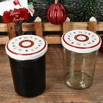 25er Set Sturzglas 435 ml To 82 Hirsch mit Zweigen Deckel incl. Rezeptheft_Bild_3