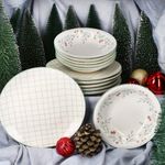 12tlg Tafelservice Holly Steingut für 6 Personen - 6x 23105840 & 6x 23105852_Bild_3