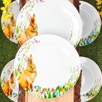 6er Set OSTERFREUDE Speiseteller Porzellan für 6 Personen_Bild_3