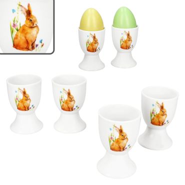6er Set OSTERFREUDE Eierbecher Porzellan für 6 Personen_Bild_1