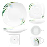 18tlg Kaffeeservice WHITE CALLA Porzellan für 6 Personen_Bild_8