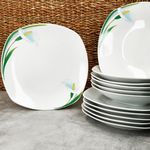 12tlg Tafelservice WHITE CALLA Porzellan für 6 Personen_Bild_3