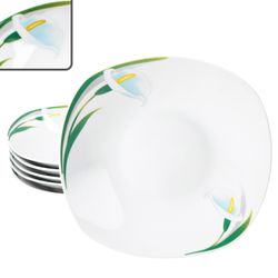01-163466-MamboCat-White-Calla-Suppenteller-6er-Set.jpg 6er Set WHITE CALLA Suppenteller Porzellan für 6 Personen_Bild_1