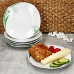 6er Set WHITE CALLA Kuchenteller Porzellan für 6 Personen_Bild_2