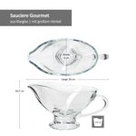 2er Set Sauciere Gourmet aus Glas 310ml - 5145020_Bild_6