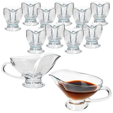 12er Set Sauciere Gourmet aus Glas 310ml - 5145020_Bild_1