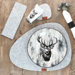 20tlg Set ALOIS für 4 Personen - 12tlg Tischset Filz 641-120 + 4x Speiseteller 162746 + 4x Gläser 163069_Bild_4