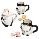 3er Set Wichtel Kaffeebecher schwarz-weiß verschiedene Dekor – 23105387_Bild_1