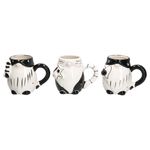 3er Set Wichtel Kaffeebecher schwarz-weiß verschiedene Dekor – 23105387_Bild_2