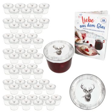 50er Set Sturzglas 230 ml To 82 Alois Hirsch Deckel incl. Rezeptheft_Bild_1