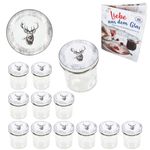 12er Set Sturzglas 350 ml To 82 Alois Hirsch Deckel incl. Rezeptheft_Bild_2