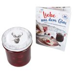 50er Set Sturzglas 350 ml To 82 Alois Hirsch Deckel incl. Rezeptheft_Bild_4
