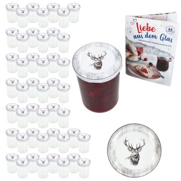 50er Set Sturzglas 435 ml To 82 Alois Hirsch Deckel incl. Rezeptheft_Bild_1