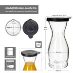 5 Liter geeicht aus Glas mit schwarzem Kunststoff-Deckel - 13172818S_Bild_7