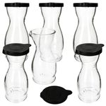 5 Liter geeicht aus Glas mit schwarzem Kunststoff-Deckel - 13172818S_Bild_2