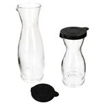 5 Liter & 1x 1 Liter geeicht aus Glas mit schwarzem Kunststoff-Deckel - 13173018S & 13172818S_Bild_2
