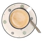 6er Set Weihnachtsbaum Kaffeetasse mit Untertasse Porzellan für 6 Personen_Bild_3