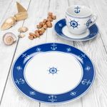 18tlg Kaffeeservice Ahoi Porzellan für 6 Personen_Bild_3