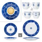 18tlg Kaffeeservice Ahoi Porzellan für 6 Personen_Bild_4