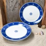 6er Set AHOI Speiseteller für 6 Personen aus Porzellan_Bild_2