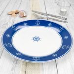 6er Set AHOI Speiseteller für 6 Personen aus Porzellan_Bild_3