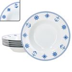 6er Set AHOI Suppenteller für 6 Personen aus Porzellan_Bild_1