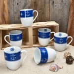 6er Set AHOI Kaffeebecher für 6 Personen aus Porzellan_Bild_3