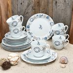 18tlg Kaffeeservice NEPTUN für 6 Personen aus Porzellan_Bild_2