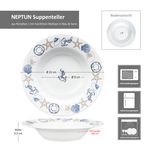 6er Set NEPTUN Suppenteller für 6 Personen aus Porzellan_Bild_7