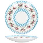 2er Set KLASSIK Blüten Blau Jumbotasse mit Untertasse für 2 Personen aus Porzellan – 2x 4001 & 2x 4004_Bild_6