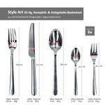 35tlg. Style Art Komplett-Besteckset + Anlegeteile für 6 Personen - 630-310_Bild_5