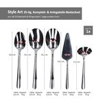 35tlg. Style Art Komplett-Besteckset + Anlegeteile für 6 Personen - 630-310_Bild_6