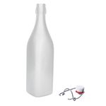 12er Set Glasflaschen Serie Swing Frosted mit Bügelverschluss 1L_Bild_4
