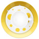 18tlg Kaffeeservice PULA GELB Porzellan für 6 Personen_Bild_3