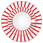 18tlg Kaffeeservice SPLIT ROT Porzellan für 6 Personen_Bild_3