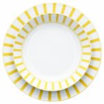 12tlg Tafelservice SPLIT GELB Porzellan für 6 Personen_Bild_3