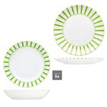 12tlg Tafelservice SPLIT GRÜN Porzellan für 6 Personen_Bild_4