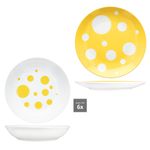 12tlg Tafelservice PULA GELB Porzellan für 6 Personen_Bild_4