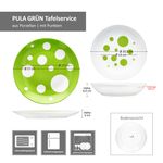 12tlg Tafelservice PULA GRÜN Porzellan für 6 Personen_Bild_8