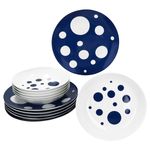 12tlg Tafelservice PULA DUNKELBLAU Porzellan für 6 Personen_Bild_1