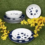 12tlg Tafelservice PULA DUNKELBLAU Porzellan für 6 Personen_Bild_2