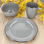 18tlg Frühstücksset LUCCA für 6 Personen aus Steingut - 24327466_Bild_6