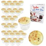40er Set Sturzglas 230 ml To 82 Honig Deckel incl. Rezeptheft_Bild_2
