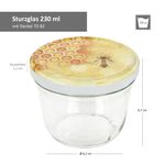 40er Set Sturzglas 230 ml To 82 Honig Deckel incl. Rezeptheft_Bild_5