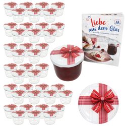 01-00082294-Sturz-TO82-Geschenk-Deckel-past-230er-40er-Set-Deko.jpg 40er Set Sturzglas 230 ml To 82 Geschenk-Deckel incl. Rezeptheft_Bild_1