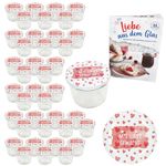 40er Set Sturzglas 230 ml To 82 Mit Liebe gemacht Deckel incl. Rezeptheft_Bild_2