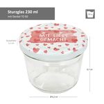 40er Set Sturzglas 230 ml To 82 Mit Liebe gemacht Deckel incl. Rezeptheft_Bild_5