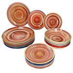 18tlg Tellerset LINEA für 6 Personen aus Steingut - 24327179_Bild_1